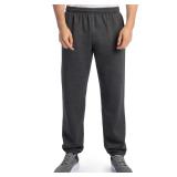 Fruit of the Loom Mens Sweatpants Large Black