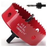 Ihomepark 4-14 Hole Saw Bi-Metal Red