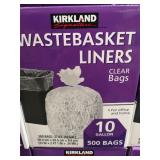 Kirkland Signature Waste Bin Liners 10gal 500ct
