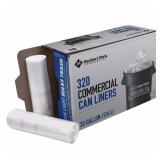 Gal Commercial Can Liners 320ct
