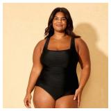 Shade  Shore One-Piece Swimsuit Black Large