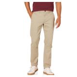 Amazon Essentials Slim Chino 35W x 28L Khaki