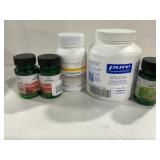Mixed Brand Dietary Supplement Lot 5 Bottles
