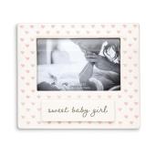 DEMDACO 8.5x7.5 Sweet Baby Photo Frame Pink