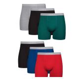 Hanes Mens Boxer Briefs Large 6 Pack Moisture-Wick