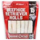Canine Chews Beef Retriever Rolls 8-9 15ct