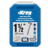 Kreg 1-12 Fine Thread Pocket-Hole Screws 100ct