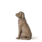 Willow Tree 3 Love My Dog Figure Dark