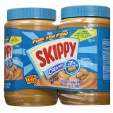 SKIPPY Creamy Peanut Butter 48oz 2pk