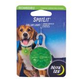 Nite Ize SpotLit Rechargeable Collar Light Green