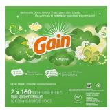 Gain Fabric Softener Dryer Sheets 320 Count