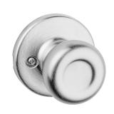 Kwikset Tylo Dummy Door Knob Satin Chrome 1 Pack