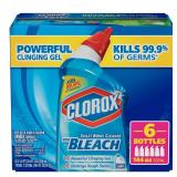 Clorox Toilet Bowl Cleaner with Bleach 24oz 6pk