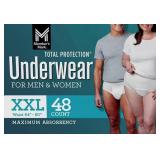 Incontinence Underwear Xxl 48ct