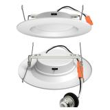 Nicor Ixd 56-in Led Recessed Light 12 Pack White