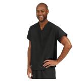 Medline 810DKWM-CA Scrub Top Medium Black