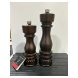 Cole and Mason Salt and Pepper Mill Set Dark Brown