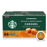 Starbucks Caramel Coffee K-Cup Pods 64 Count