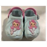 Ground Up Mermaid Clog Sandals Blue Pink Size 7