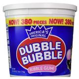 Dubble Bubble Original Bubble Gum 380 Count 60.3oz