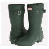 Hunter Original Short Rain Boots Green Size 8