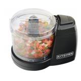 Kitchen Selectives Mini Food Chopper 1.5 Cup Black