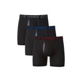 Hanes Total Support Pouch Boxer Briefs Large Black