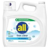 All Free Clear Liquid Laundry Detergent 208oz...