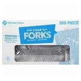 Clear Heavyweight Forks 300 Count