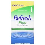 Refresh Lubricant Eye Drops 100ct Single-Use Vials