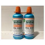 TheraBreath Icy Mint Mouthwash 1L 2-Pack