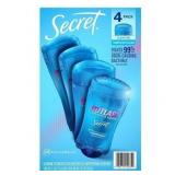 Secret Outlast Clear Gel Deodorant 2.6oz 4pk