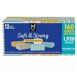 Facial Tissues 12pk 1920 Count