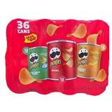 Pringles Bundle 36ct Potato Crisps Variety Pack