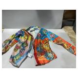 Mens Baroque Print Button Down Shirt Size S