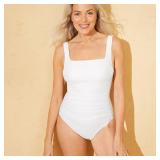 Shade  Shore One-Piece Swimsuit White XL $45.00