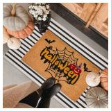 Fallovea Halloween Spider Web Doormat Bundle 28x43