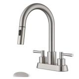 Gagalife HWC-FX-CL-SB-N 4in Centerset Sink Faucet