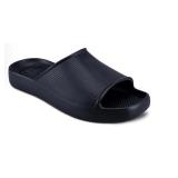 Totes Ribbed Platform Slide Sandals Size 8