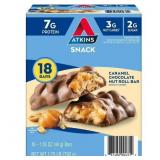 Atkins Caramel Chocolate Nut Roll Bars 18pk