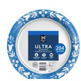 116 in Ultra Disposable Plates 204ct