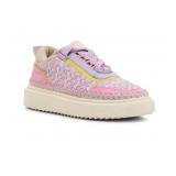 Steve Madden Mixed Media Sneakers Girls Size 5