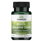 Swanson Black Sesame Seed 500mg 60ct