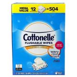 Cottonelle Flushable Cleansing Cloths 504ct