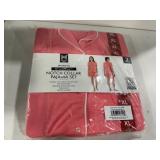 DreamMark Notch Collar Pajama Set Pink