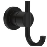 Delta Nicoli Double Towel Hook Matte Black