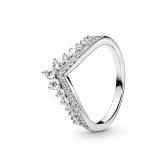 Pandora Princess Wish Sterling Silver Ring Size 9