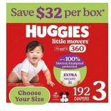 Huggies Little Movers HuggFit 360 Diapers Size 3