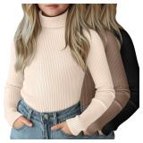 LessonZoo Turtleneck Shirts Girls 11-12 Years 1pk