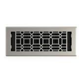 Decor Grates NGH412-NKL Floor Register 4x12 Inch